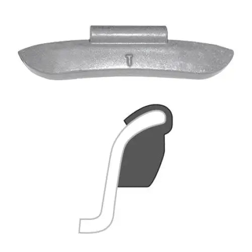 AA T Coated Clip-On Wheel Weights (Lead, 25/Box) - Perfect for Auto Balancing, Tire Repair & Smooth Driving