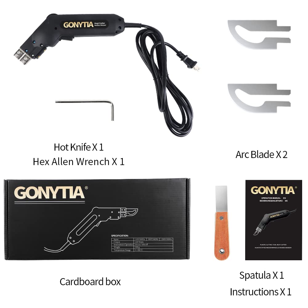 Electric Hot Knife Rope & Fabric Cutter Pro - GT-2 Heat Sealing Cutting Tool Kit for DIY, Camping, Marine & Craft Projects