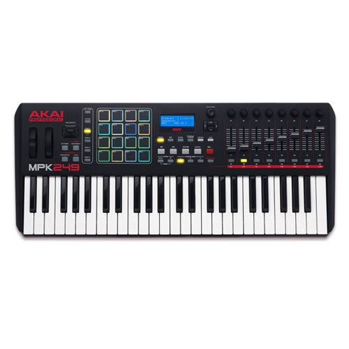 AKAI MPK249 49-Key MIDI Keyboard Controller with Premium Pads & Knobs - Ideal for Music Production, Studio Recording & Live Performance