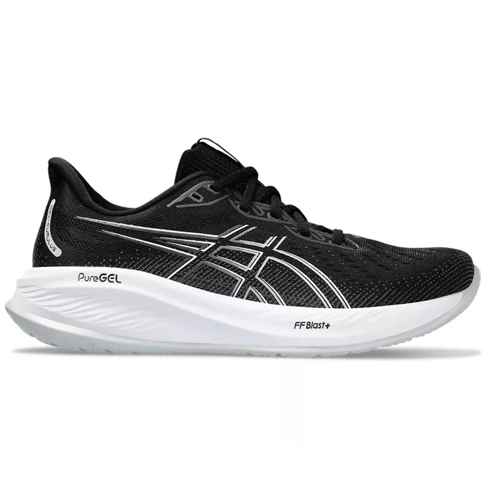 ASICS Gel Cumulus 26 Running Shoes for Men - Black/Concrete - Size 7 D Medium - Lightweight Cushioned Road Running & Gym Training Shoes