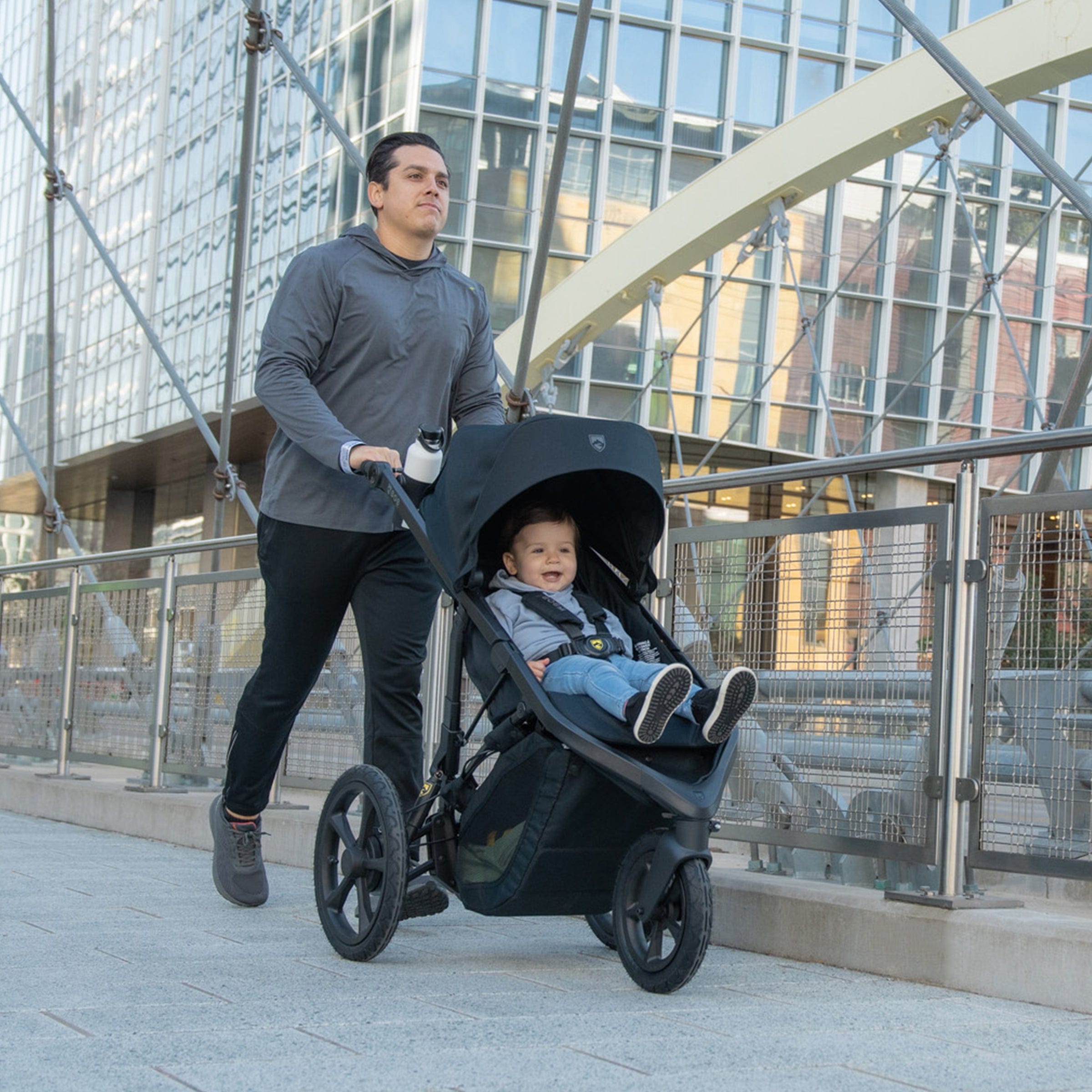 Bob Gear Wayfinder All-Terrain Jogging Stroller - Lightweight Compact Design for Running & Outdoor Adventures - Perfect for Active Parents & Trail Explorers
