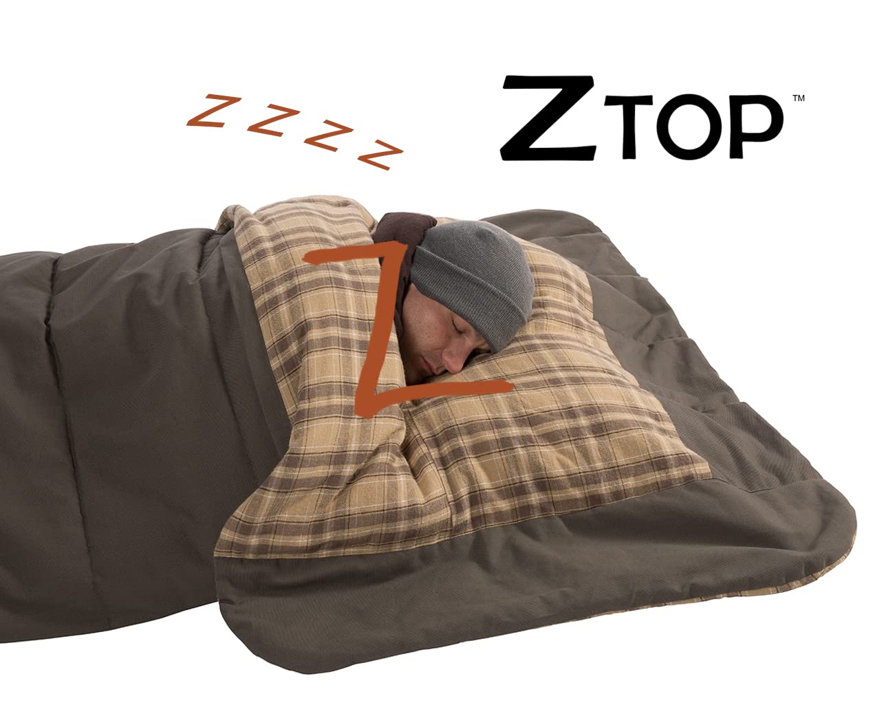 Kodiak Canvas Z Top Sleeping Bag -20°F Extreme Cold Weather XLT (Extra Large Tall) for Camping, Hiking & Outdoor Adventures