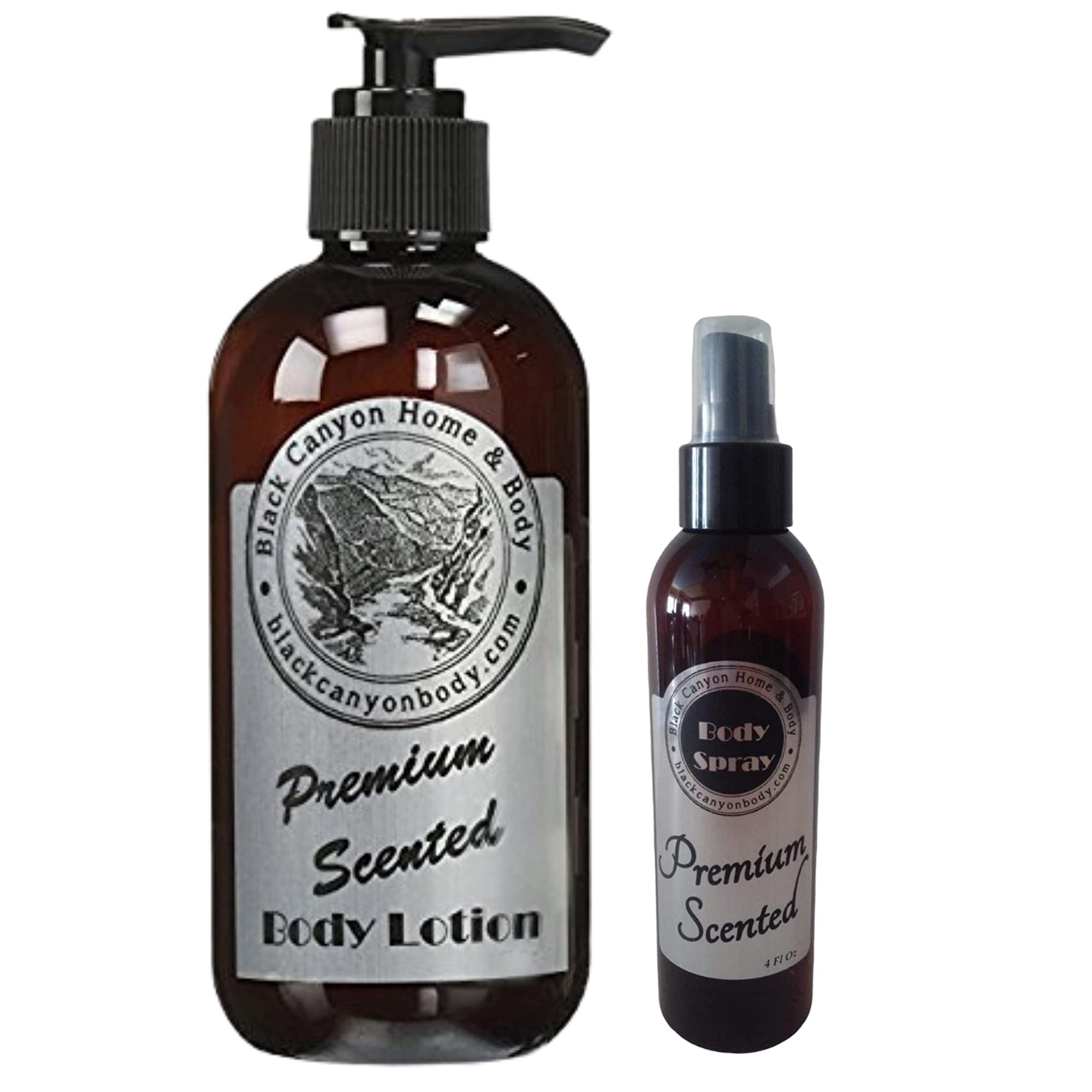 Black Canyon Green Tea & Lemongrass Scented Body Lotion and Body Spray - Hydrating Moisturizer for Dry Skin, Refreshing Fragrance for Daily Use, Perfect for Home & Spa Relaxation