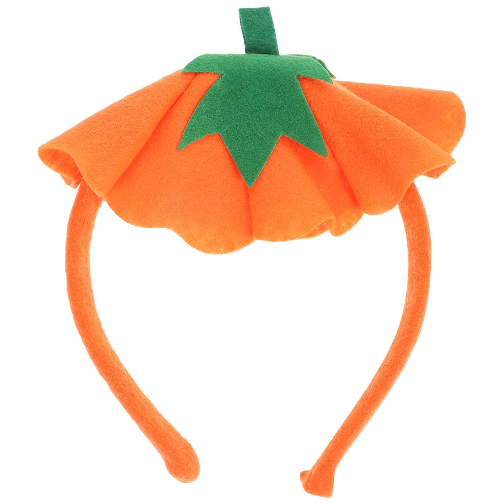 Healifty Halloween Pumpkin Headband - Orange Hair Band Accessory for Costume Parties, Trick or Treat, and Spooky Celebrations