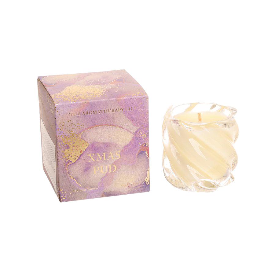 Festive Favors LE Christmas Pudding Scented Candle (100g) - Perfect for Holiday Decor, Gift Giving & Cozy Winter Nights
