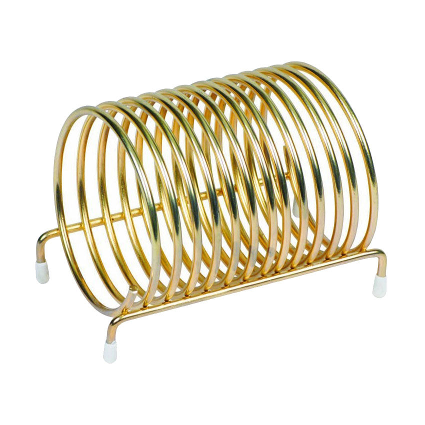 Brass Plated Spiral Check Caddy - 3 Pack | Durable Metal Check Holder for Restaurants, Bars & Retail Stores | Perfect for Organizing Bills, Receipts & Tickets at Cash Registers
