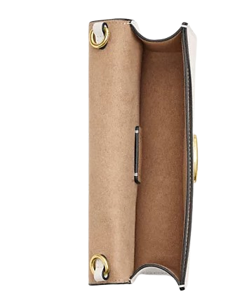Coach Eliza Small Flap Crossbody Bag for Women - Genuine Leather Shoulder Purse with Adjustable Strap, Perfect for Work, Travel & Everyday Use