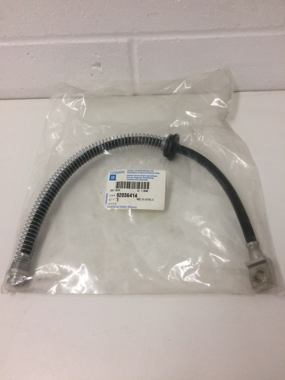 Genuine Front Brake Hose for Holden VN VG Commodore 1988-1992 | High-Performance Replacement Part for Smooth Braking | Perfect for Daily Driving & Classic Car Restoration