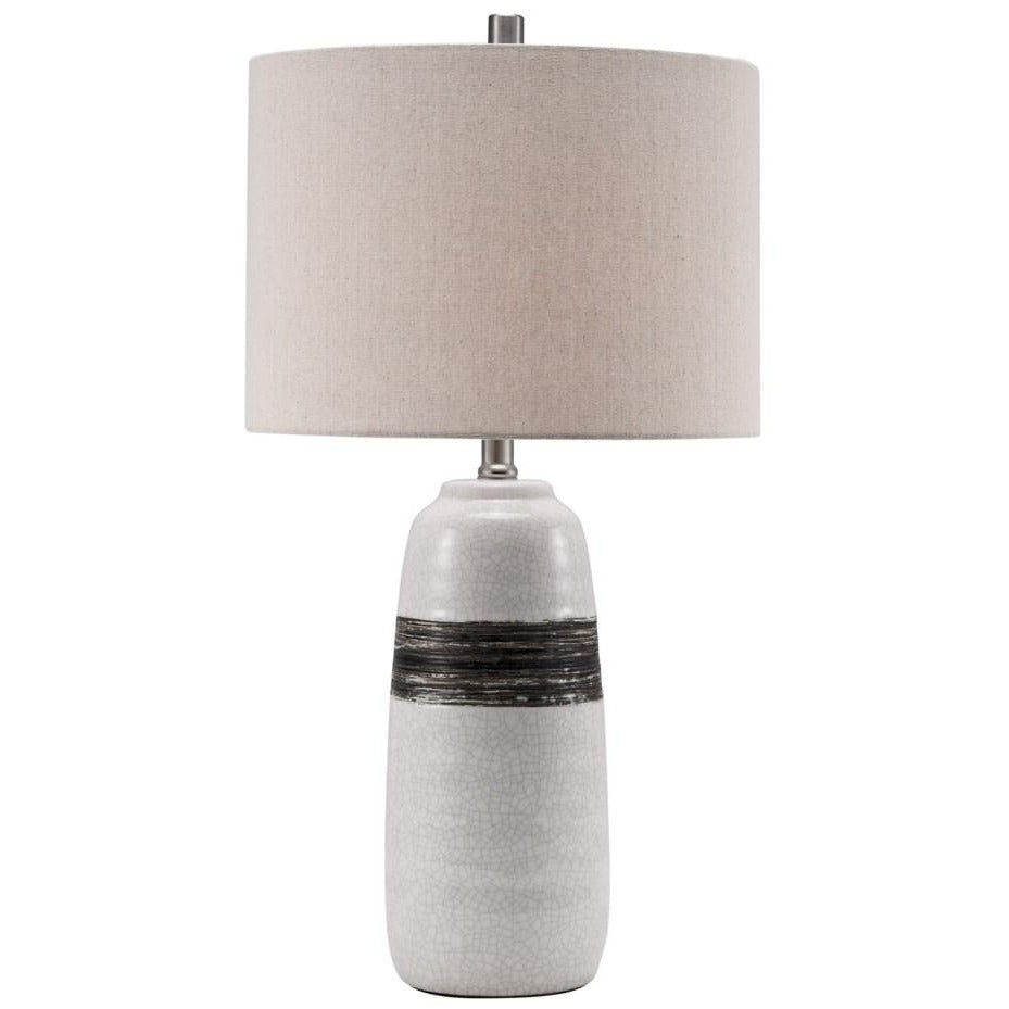 Paiva Modern Table Lamp - Stylish LED Nightstand Light for Bedroom, Living Room & Office - Warm White & Cool White Dimmable Lighting - Perfect for Reading, Relaxing & Decor