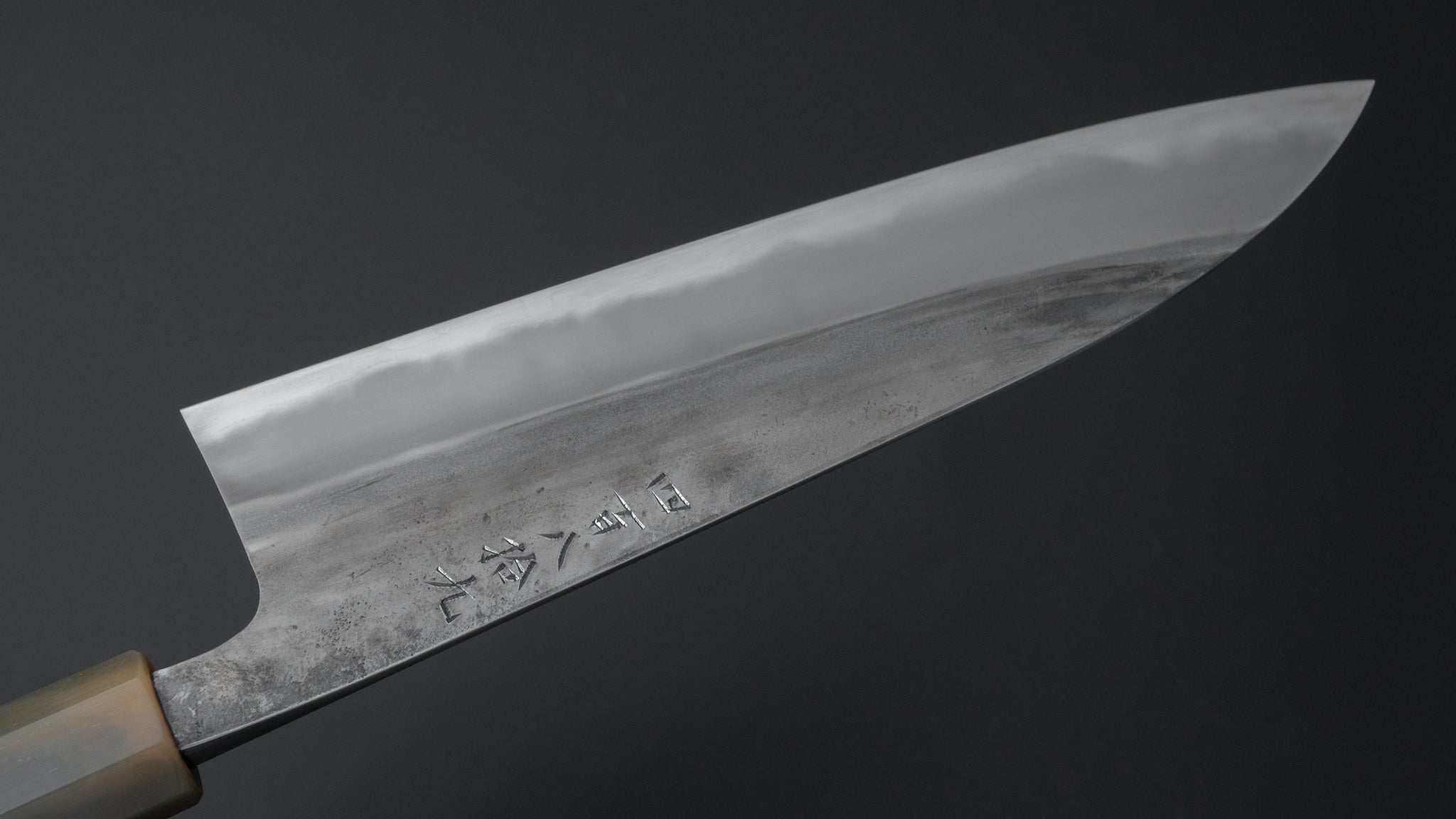 Premium Jiro Tsuchime Wa Gyuto 210mm Japanese Chef Knife with Taihei Tagayasan Handle - Perfect for Sushi, Meat Cutting & Professional Kitchen Use (#489)