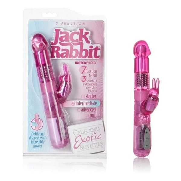 Jack Rabbit 7 Function Pink - Premium Multi-Speed Adult Massager for Relaxation & Stress Relief - Perfect for Home Use, Spa Days & Self-Care Routines