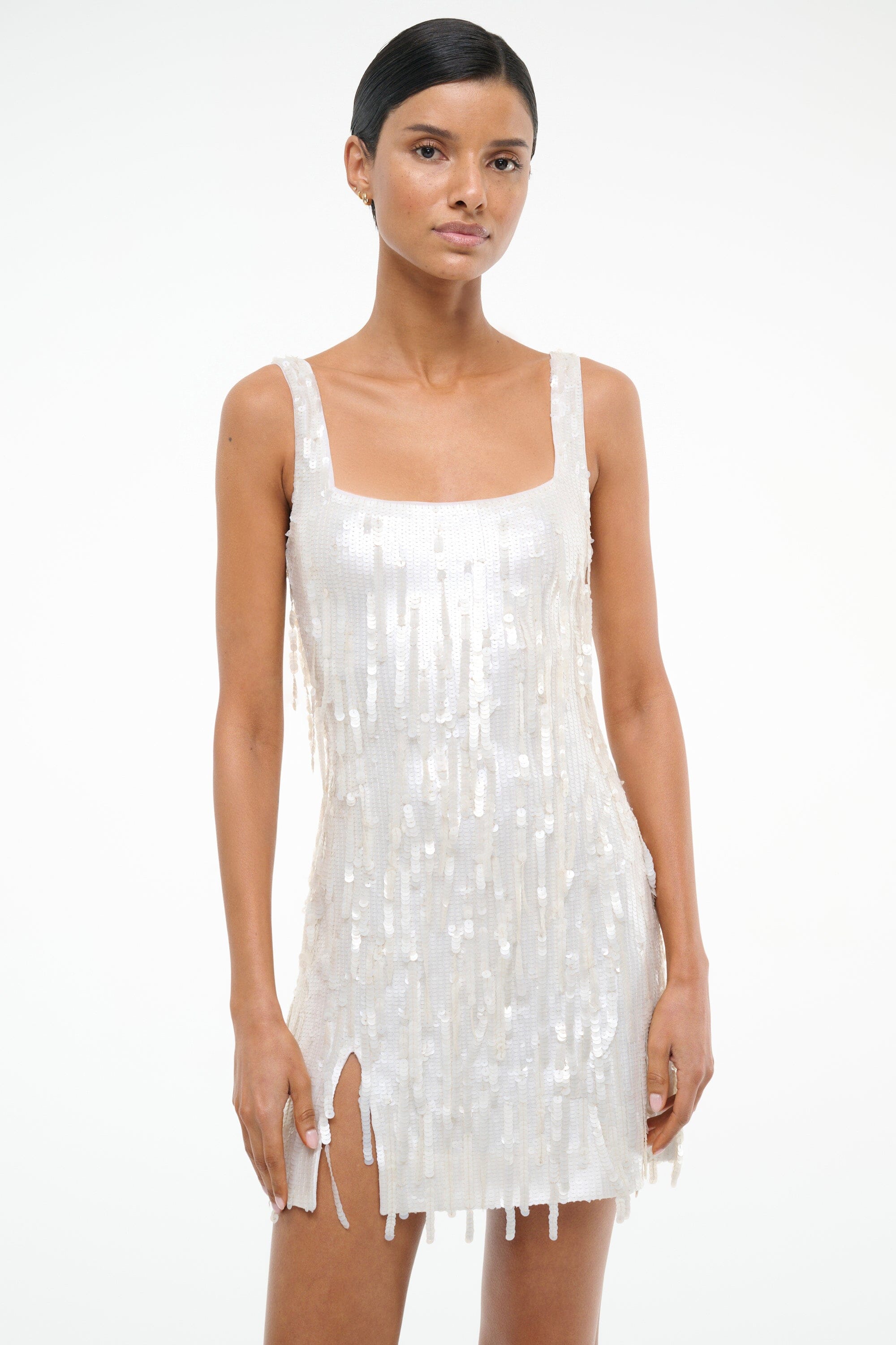 LE SABLE DRESS with Pearl Accents - Elegant Women's Party Dress for Evening Events & Special Occasions