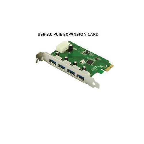 4-Port USB 3.0 PCIe Expansion Card - High Speed Data Transfer for Desktop PC - Perfect for Gaming, VR, and External Storage Connectivity