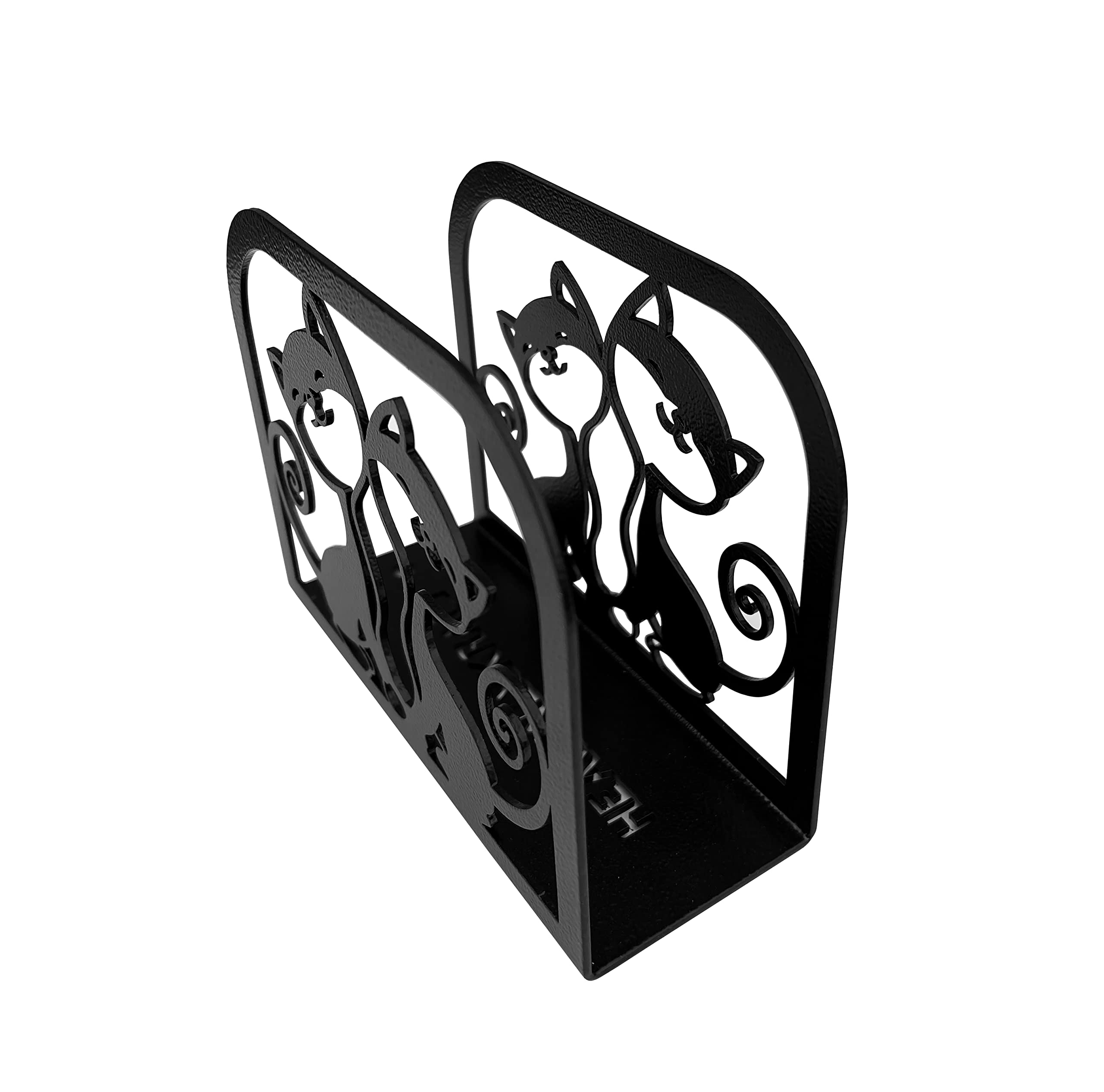 Modern Napkin Holder Dispenser - Elegant Kitchen & Dining Table Decor, Farmhouse Style Paper Napkin Stand with Twin Kitten Design | Perfect for Restaurants, Home Dining Rooms, and Party Table Settings