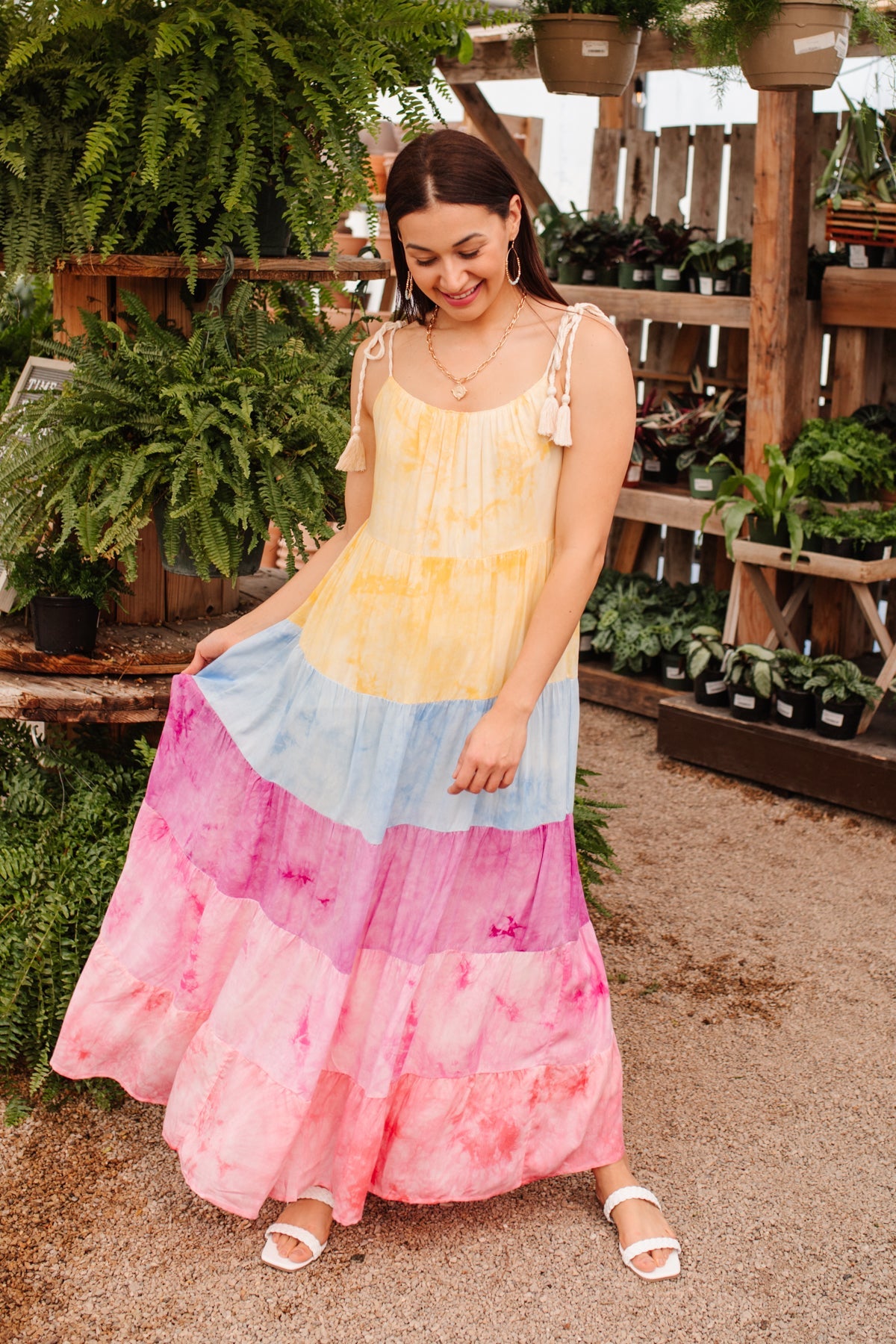Caribbean Crush Dress - Flowy Summer Beach Dress for Women | Tropical Vacation Outfit, Boho Maxi Dress for Pool Party & Date Night