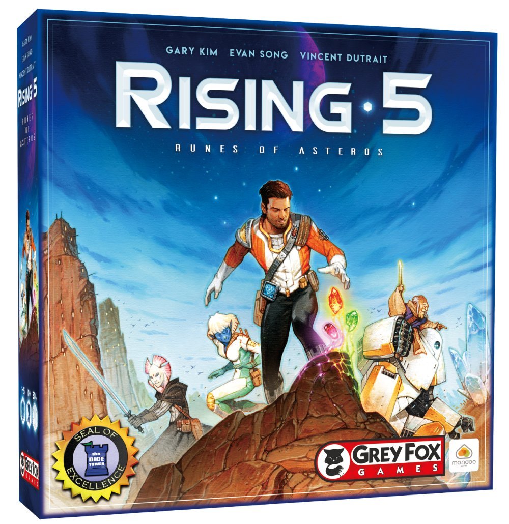 Rising 5 Board Game by Grey Fox Games - Cooperative Sci-Fi Puzzle Adventure for Family Game Night & Party Entertainment