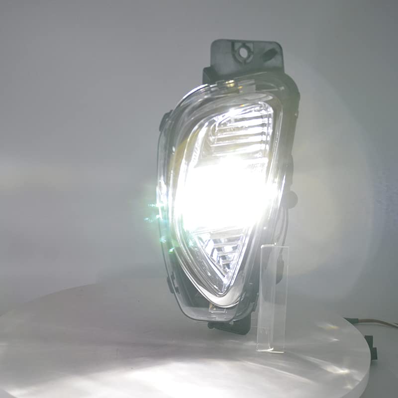 2020-2022 Ford Escape LED Fog Light Replacement Kit - Complete Assembly with Bezel & Switch Wiring Set | Perfect for Night Driving & Off-Road Adventures