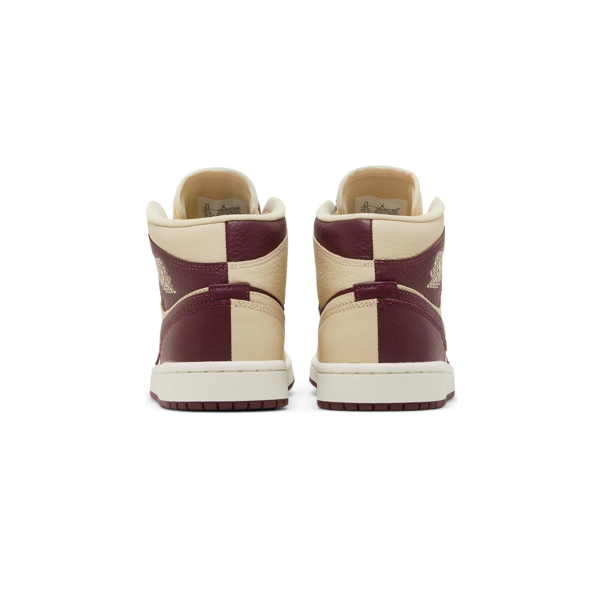 Air Jordan 1 Mid SE 'Split Beach Cherrywood Red' Women's Basketball Shoes (2022) - Comfortable Sneakers for Casual Wear, Street Style & Gym Workouts