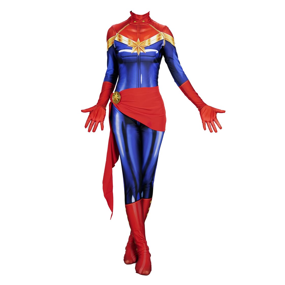 Sexy Women's Bodysuit Halloween Costume - Stretchy Cosplay Outfit for Party, Role Play & Lingerie Fashion
