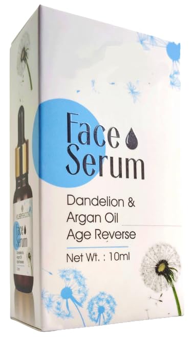 URJUWANI HR Dandelion & Argon Oil Anti-Aging Face Serum 10ml - Hydrating & Brightening Facial Treatment for Wrinkles & Fine Lines, Day & Night Use