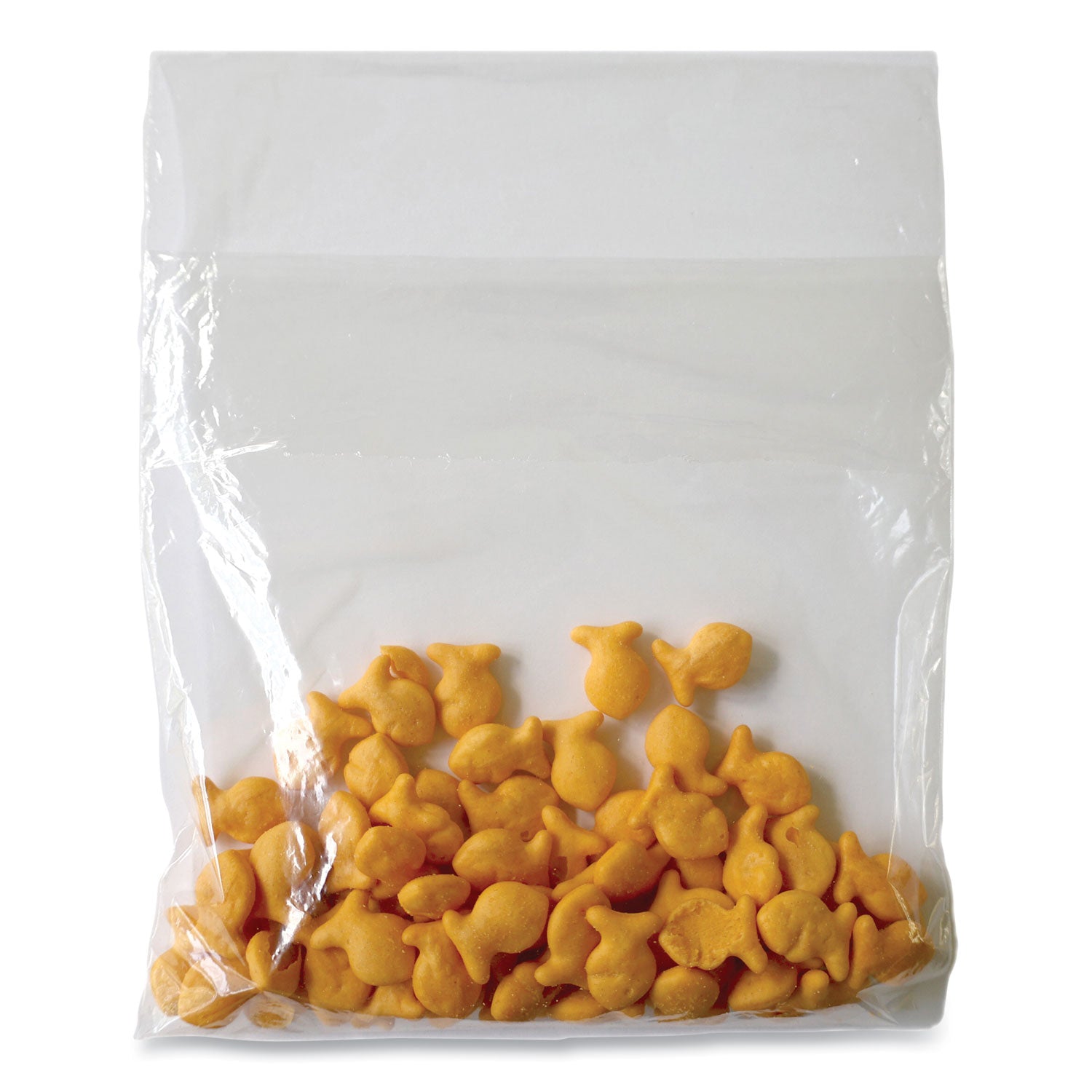 AmerCareRoyal® Clear Flip Top Bags 7x7 Inches - 2000 Count Bulk Pack for Food Storage, Snacks, Candy, and Retail Packaging