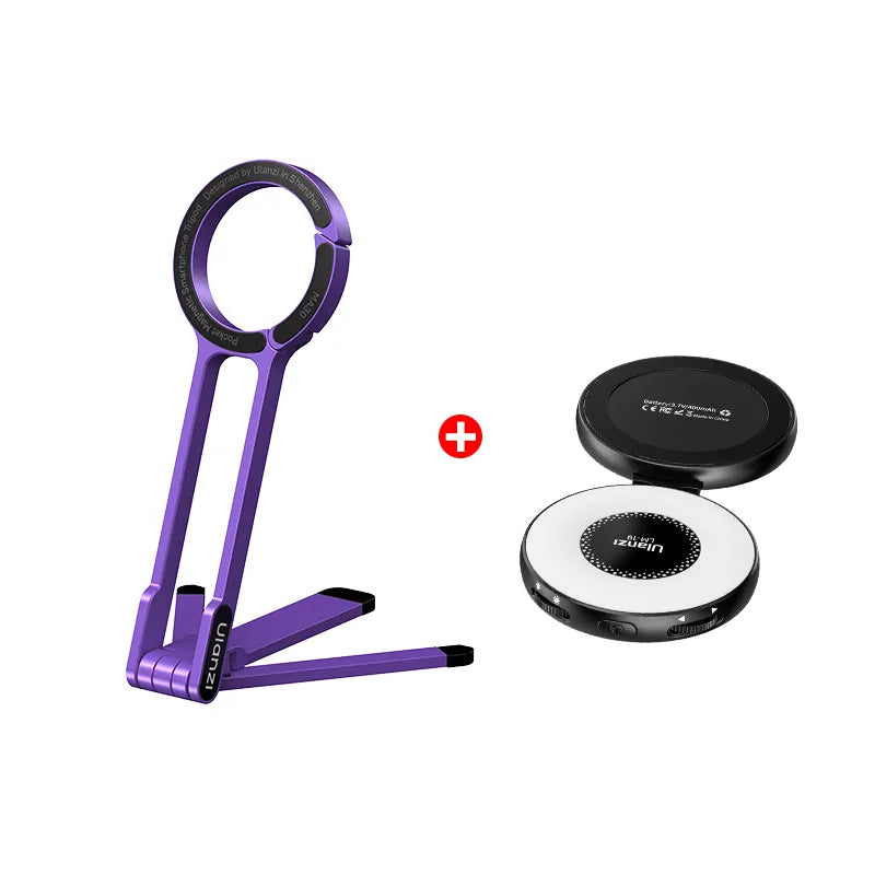 Ulanzi MA30 Clip-On Phone Tripod Stand - Adjustable Mount for Smartphones, Vlogging, Photography & Live Streaming | Perfect for Travel, Hiking & Outdoor Adventures
