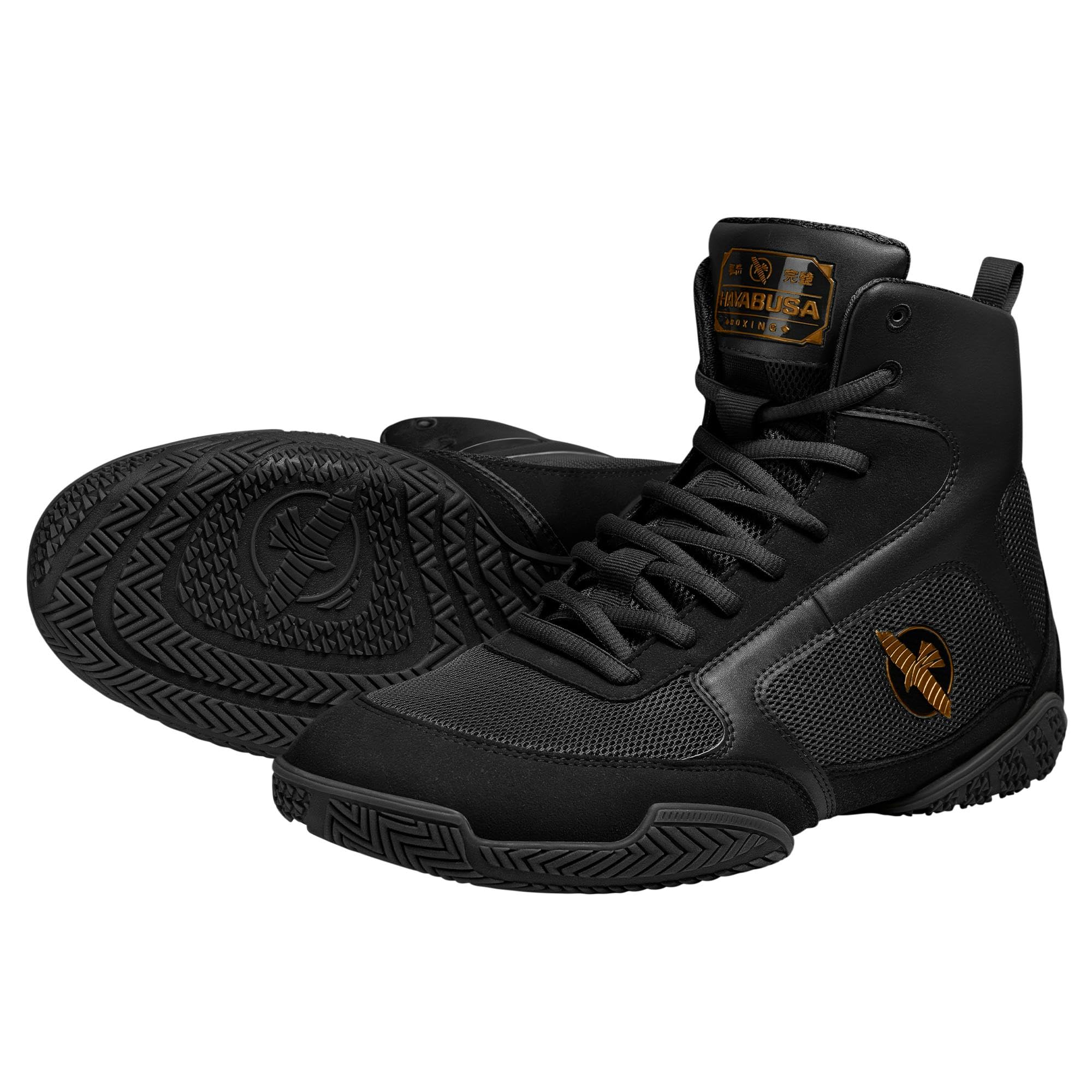 Hayabusa Pro Boxing Shoes for Men & Women - Lightweight & Breathable Training Footwear for Boxing, MMA & Kickboxing - Perfect for Gym, Sparring & Competition