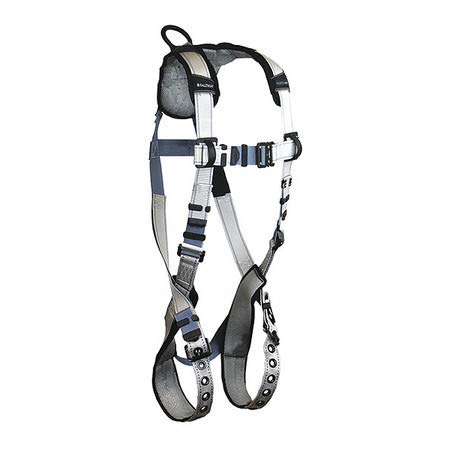 Full Body Safety Harness - Vest Style with No Belt for Construction, Roofing & Fall Protection Work