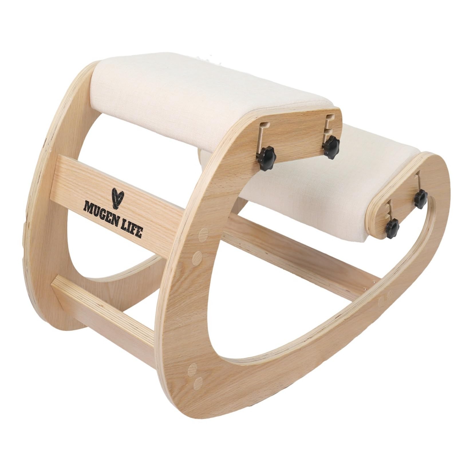 Ergonomic Adjustable Kneeling Chair for Back Pain Relief - Office Desk Posture Stool with Multiple Height Settings - Improves Posture & Comfort - Perfect for Home Office, Gaming & Meditation