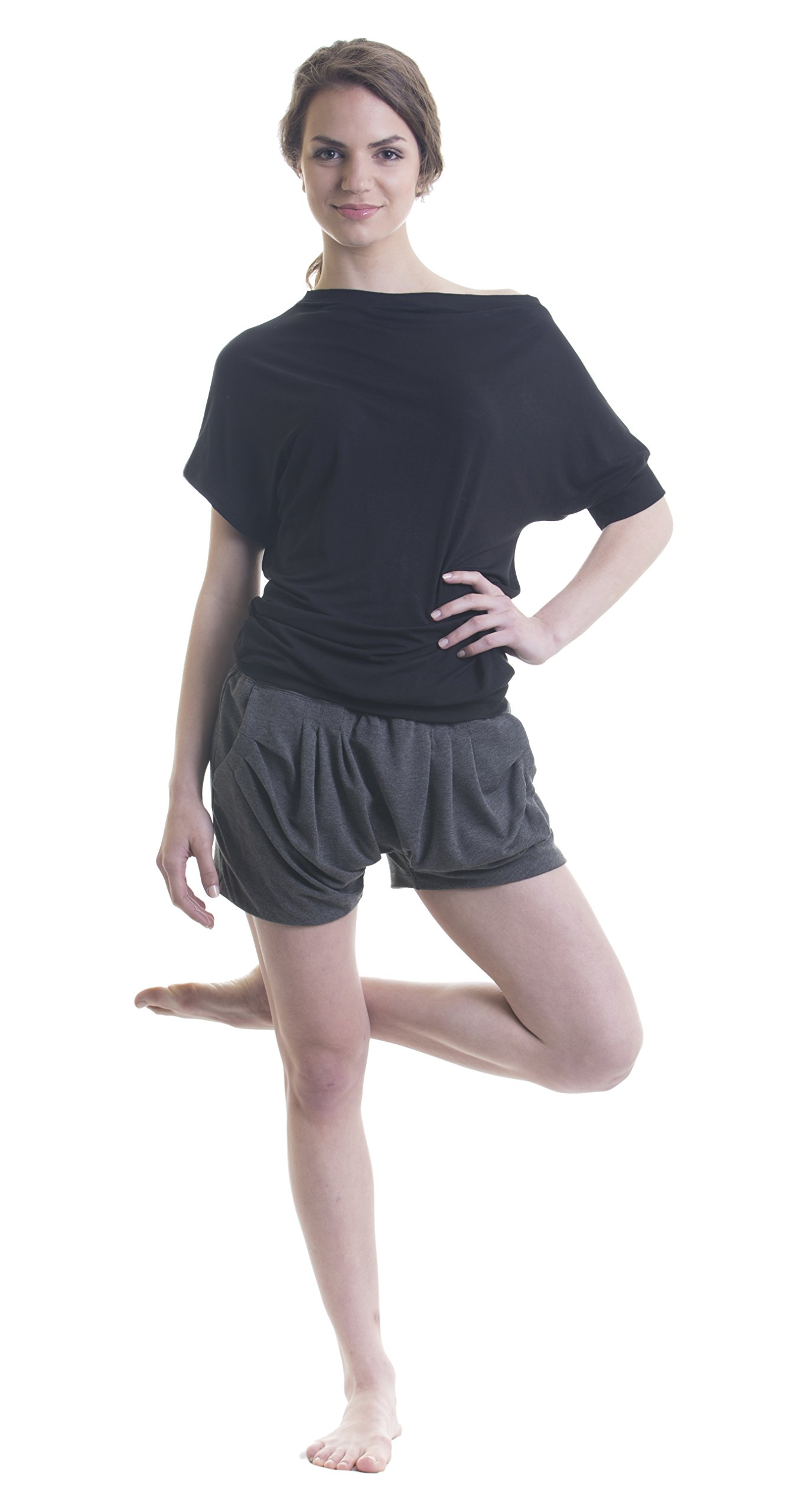 Alinamalina Designer Yoga Shorts with Pockets - High Waisted Workout Shorts for Women, Breathable & Stretchy Gym Shorts - Perfect for Yoga, Running & Lounge Wear