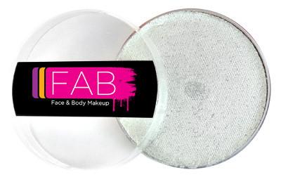 FAB GLITTER WHITE 065 - 16 Grams Premium Cosmetic Glitter for Face, Body & Nail Art - Perfect for Halloween, Parties & DIY Crafts