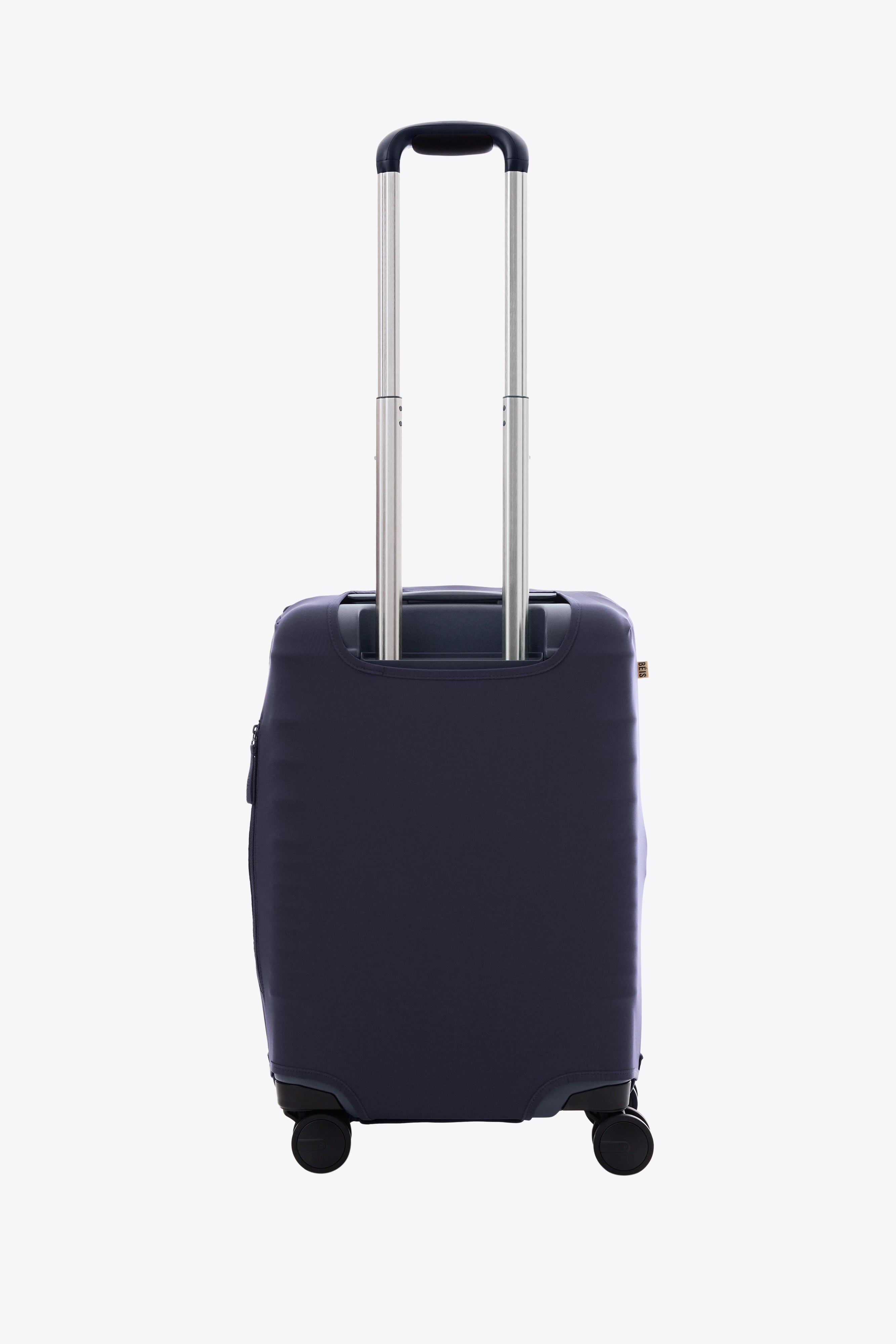 Durable Navy Blue Carry On Luggage Cover - Waterproof & Scratch-Resistant Travel Suitcase Protector for Airplane, Train & Bus Trips