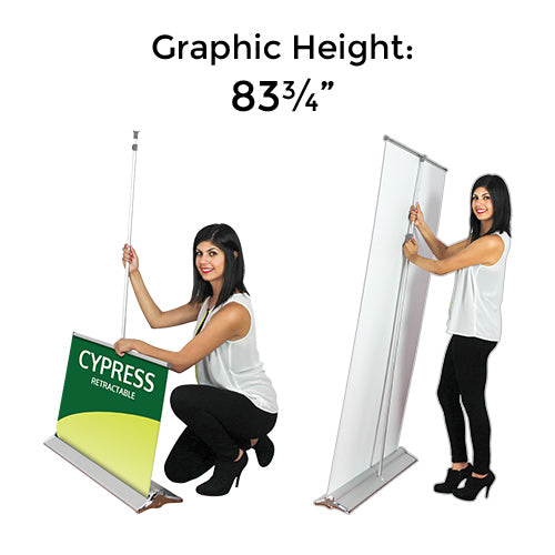 CYPRESS Retractable Banner Stand 35.5