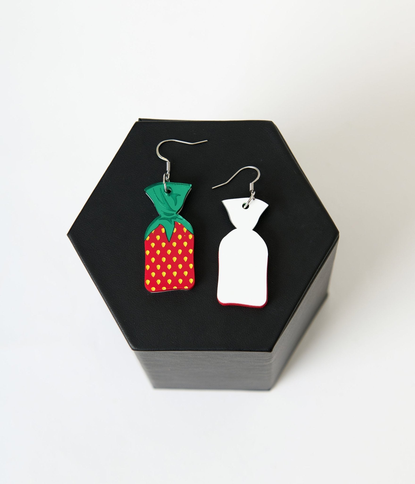 Strawberry Candy Earrings - Sweet & Cute Dangle Earrings for Women | Perfect for Parties, Gifts & Everyday Wear