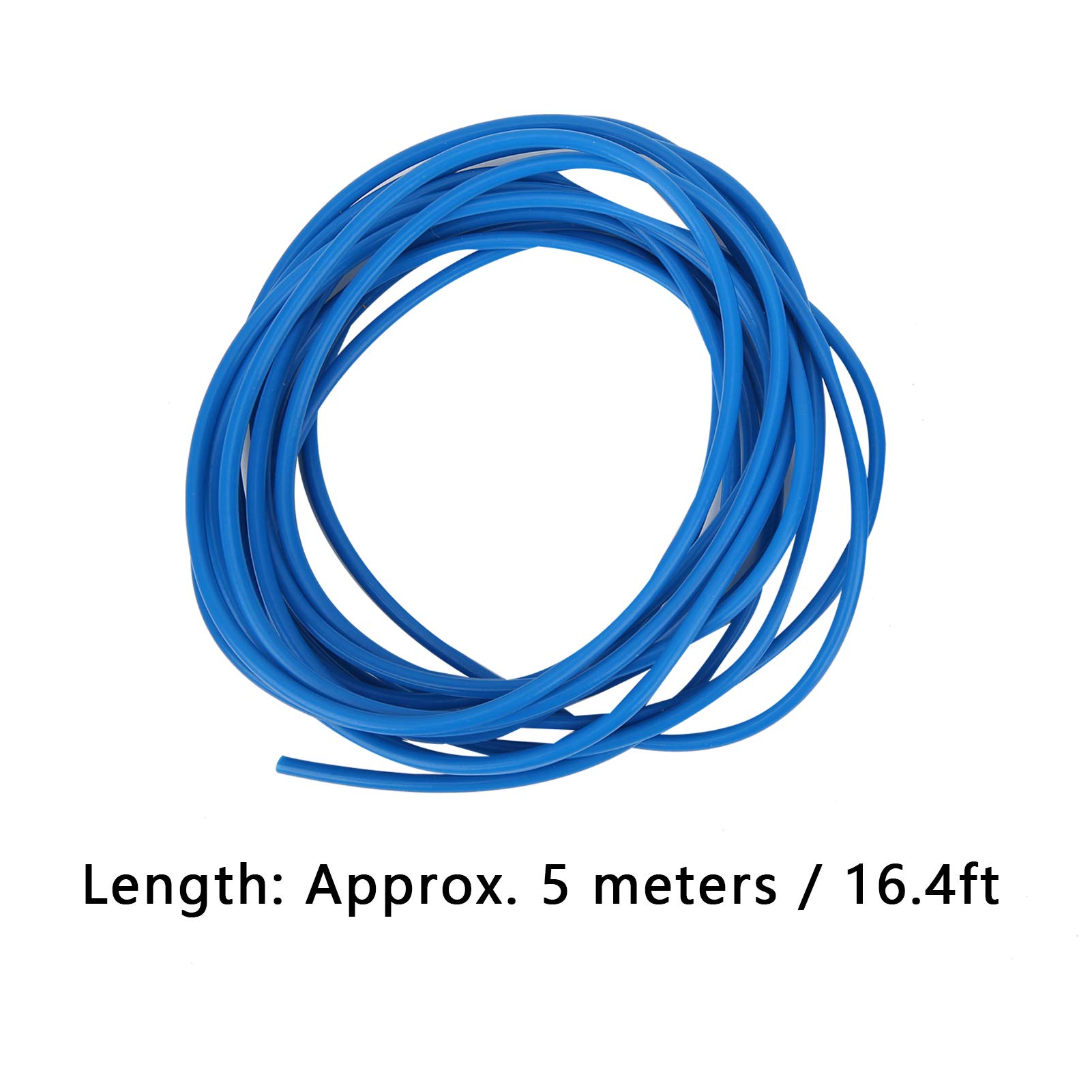 Precision Tube Cutter - 2.0mm to 4.0mm OD Hose Pipe Cutting Tool with Ergonomic Handle (Blue) - Ideal for Plumbing, Automotive, and DIY Projects