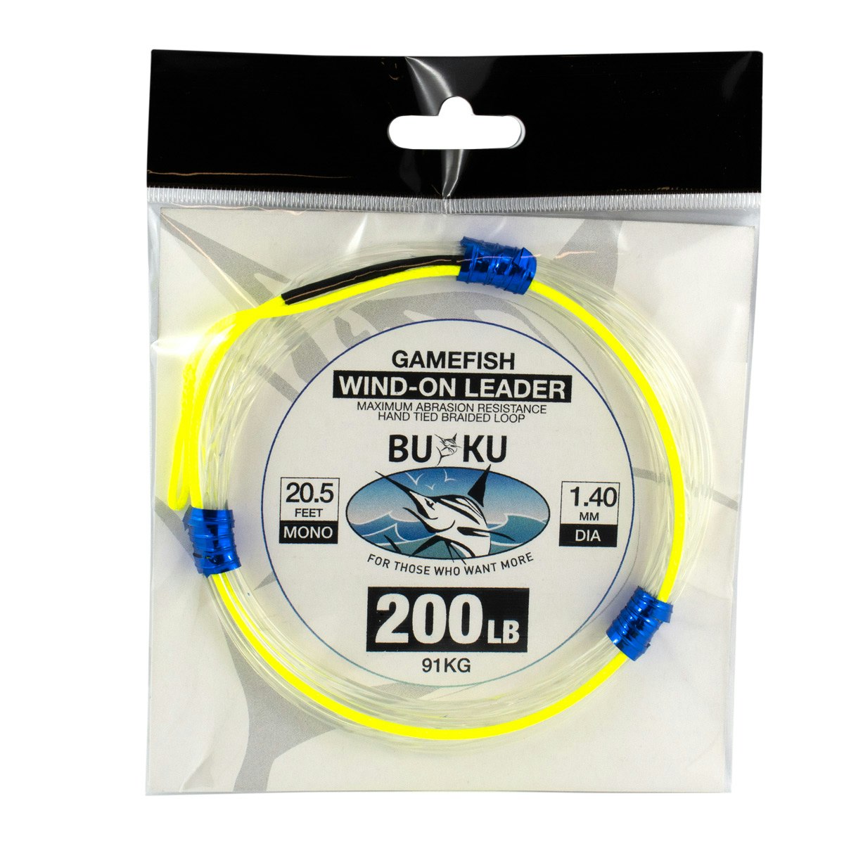 IGFA Approved Mono Wind-On Fishing Leader - Premium Saltwater & Freshwater Fishing Line for Big Game Anglers - Perfect for Offshore Trolling, Deep Sea Fishing, and Sportfishing Adventures