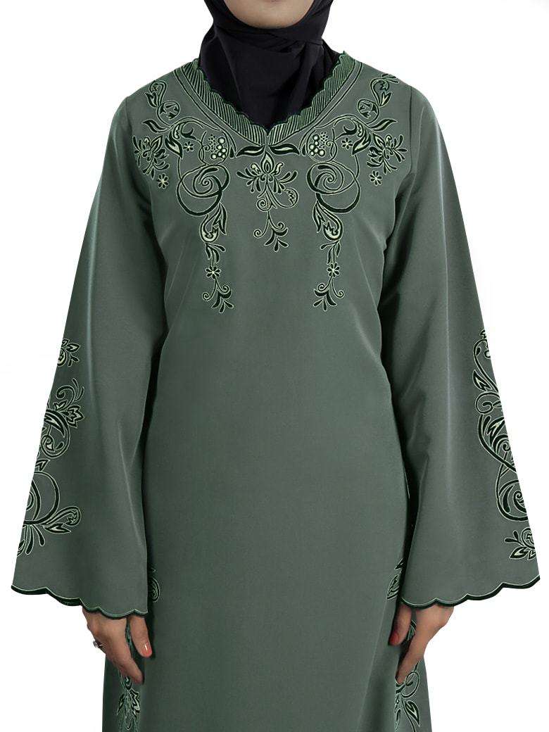 Falisha Abaya - Elegant Muslim Women's Prayer Dress for Modest Fashion & Daily Wear | Perfect for Prayer, Work & Special Occasions