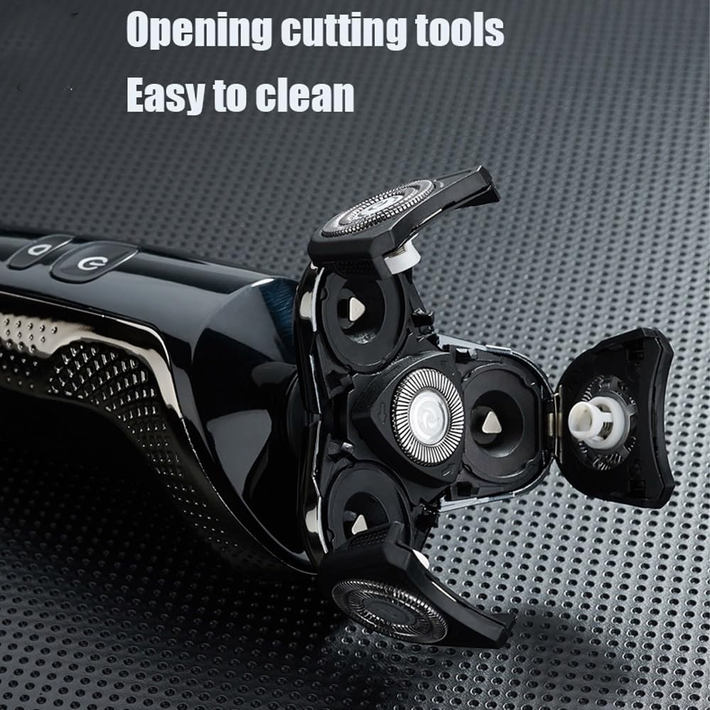 4-in-1 Electric Head Shaver for Bald Men - Rechargeable Wet/Dry Waterproof Shaving Machine with Fast Charging - Perfect for Travel, Gym & Daily Grooming