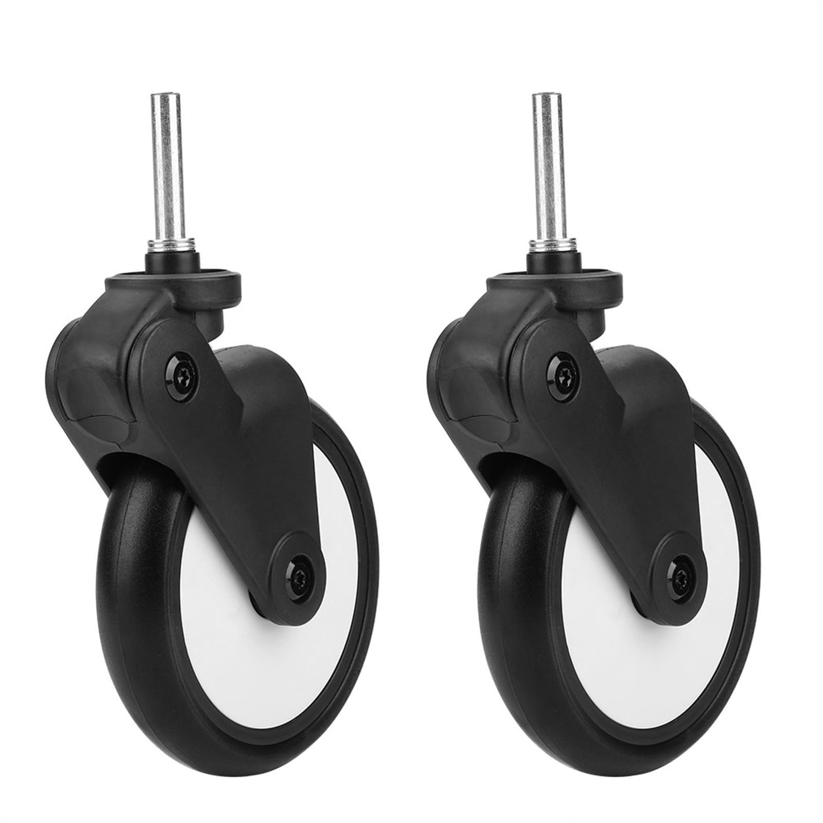 Stroller Replacement Wheels - Durable Rubber Wheels for Baby Strollers & Kids Carriages | Perfect for Smooth Rides on Pavement, Grass & Uneven Terrain