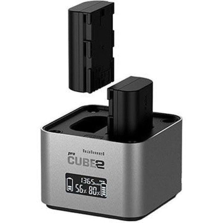 Hahnel Procube 2 Universal Battery Charger for Canon Cameras - Fast Charging for DSLR & Mirrorless - Perfect for Travel, Photography & Professional Use