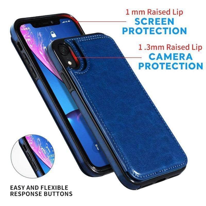 Luxury Slim iPhone 13 Wallet Case with 3 Card Slots - Premium Leather Phone Cover for Women & Men | Perfect for Travel, Work & Everyday Use