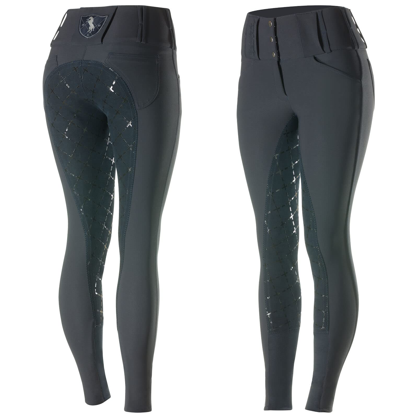 HORZE Desiree Women's Full Seat Breeches - Equestrian Riding Pants for Comfort & Grip - Perfect for Horseback Riding, Dressage & Show Jumping