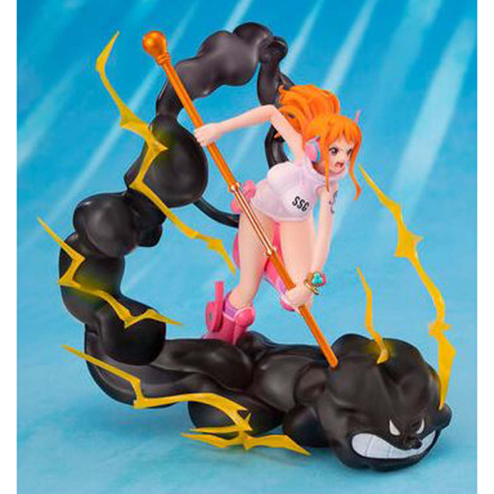Bandai One Piece Tamashii Nations Nami Lighting Blast Figuarts Zero Action Figure - Anime Collectible for Display & Gaming Room Decor