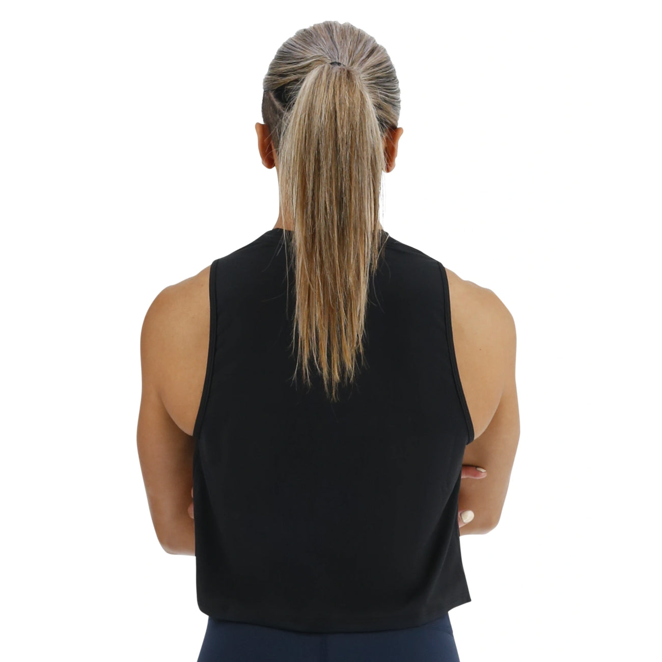 TYR ClimaDry™ Women's Crop Tech Tank - Moisture-Wicking Athletic Top for Swimming, Running & Gym Workouts