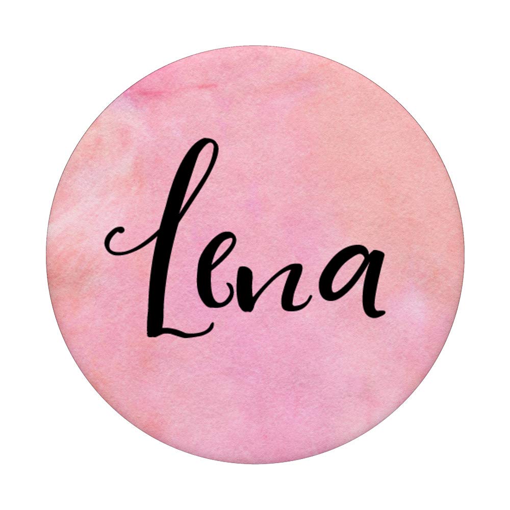 Lena Name Necklace - Custom Black on Pink Personalized Jewelry for Women, Gift for Her, Birthday, Anniversary, Valentine's Day Present | Perfect for Everyday Wear, Date Nights & Special Occasions