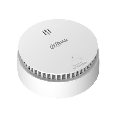 DHI HY SA21A W2(868) Wireless Smoke Detector Alarm - Battery Operated, Easy Installation for Home & Office Safety