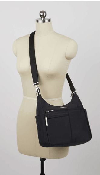 Baggallini Securtex Anti-Theft Crossbody Bag for Women - Lightweight Travel Purse with RFID Protection, Perfect for Commuting, Shopping & Vacation