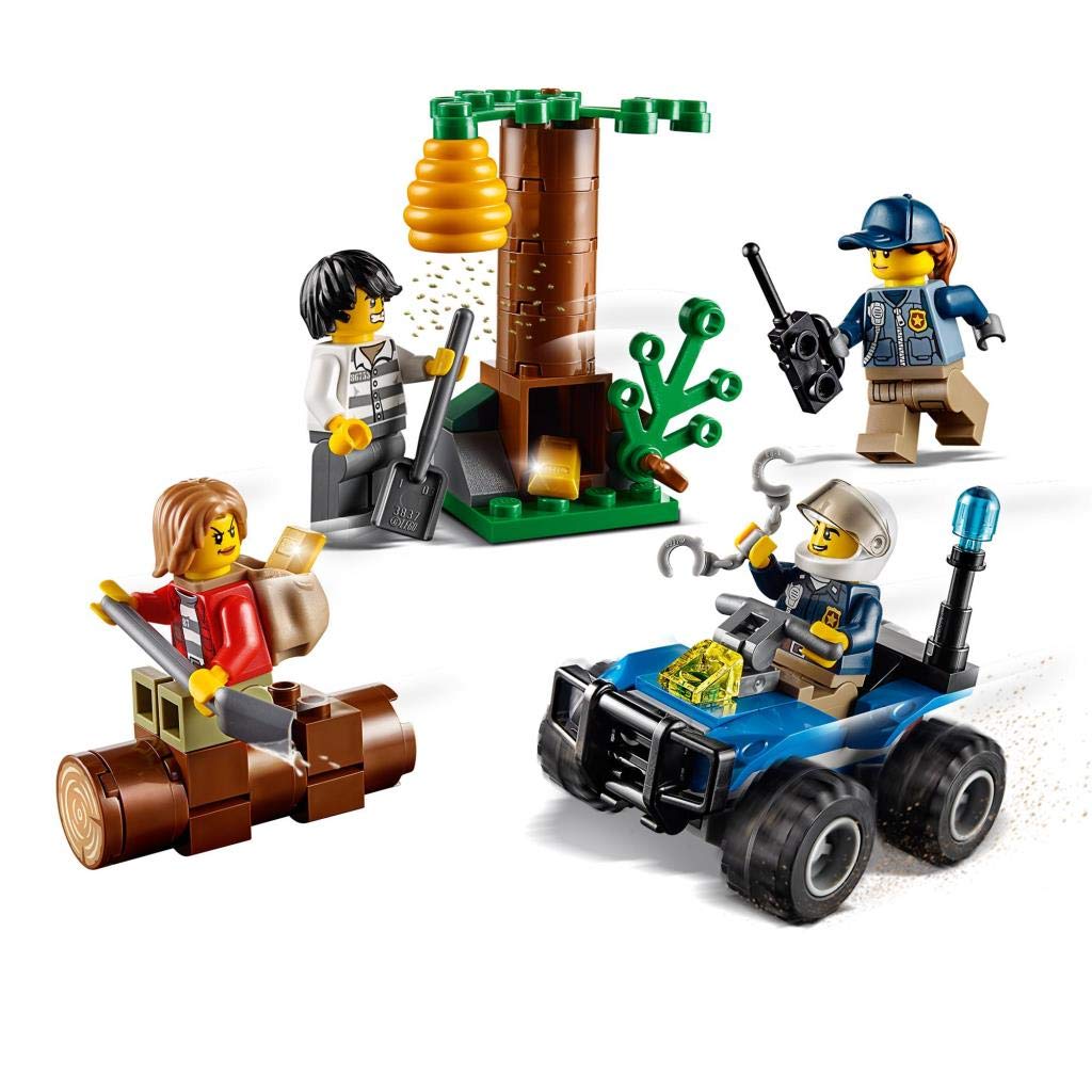 LEGO City Mountain Police Heist 60171 Building Toy Set - Escape from the Bandits - Construction Play Kit for Kids Ages 6+ - Perfect for Creative Play, Birthday Gifts & Collectors