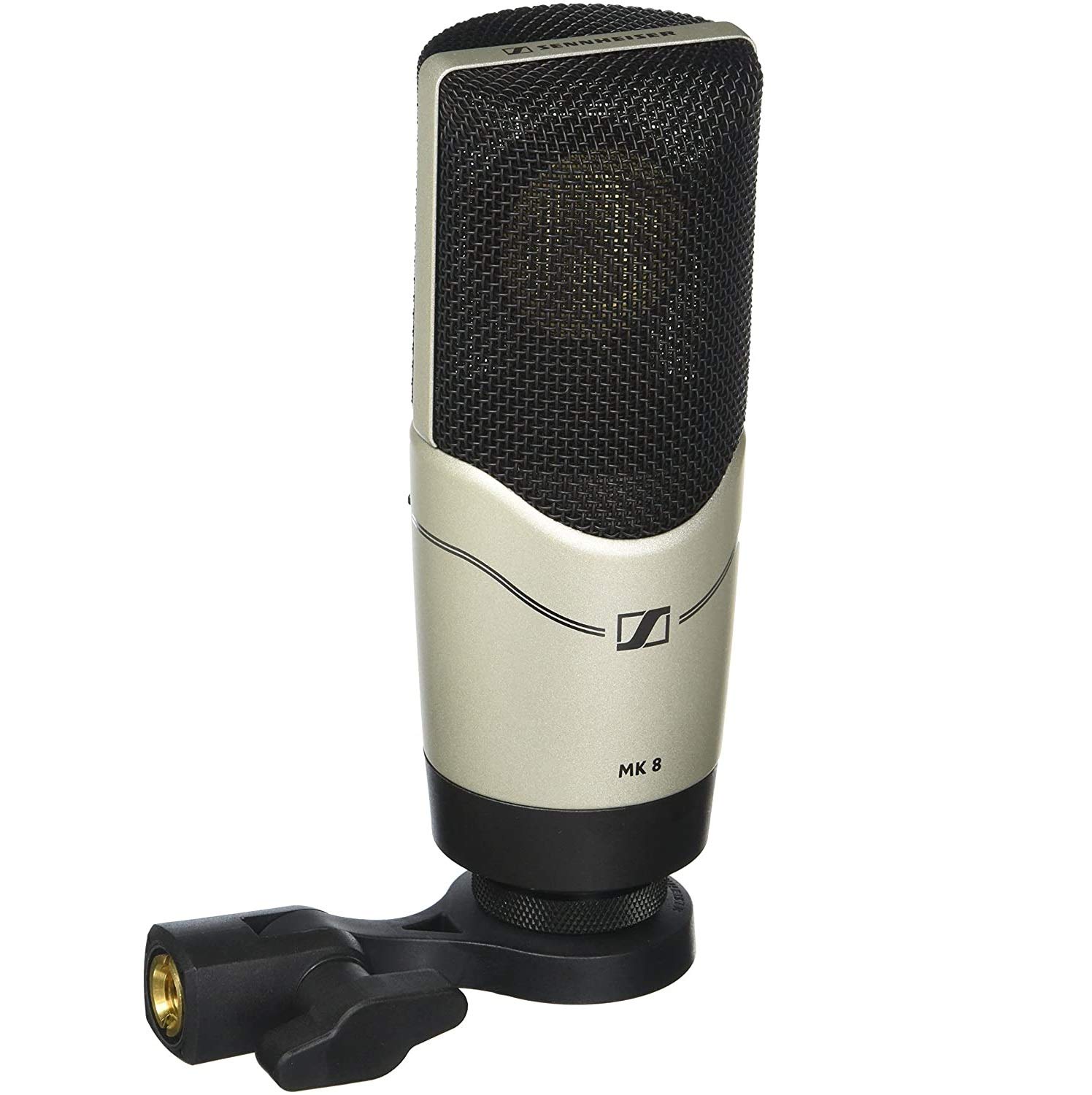 Sennheiser MK8 Professional Large-Diaphragm Condenser Microphone & Shure SRH440 Studio Headphones Bundle - Perfect for Podcasting, Voice Over, Music Recording & Home Studio Setup