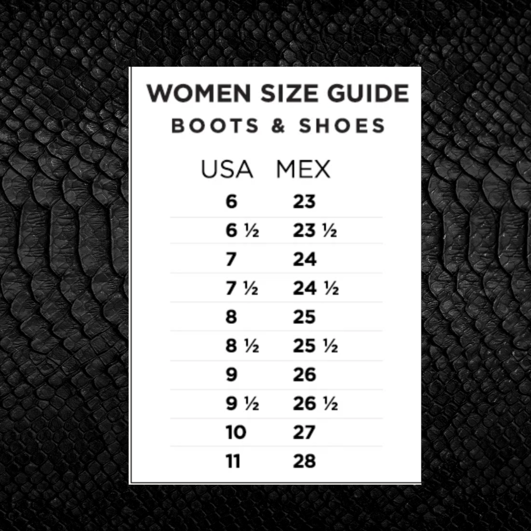 Women's Cuadra CU867 LD Black Python Leather Boots with Embroidery, Studs & Zipper - Round Toe Western Boots for Cowgirl Style & Country Fashion
